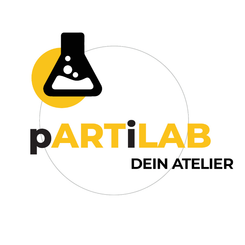 Schriftzug partilab - dein Atelier