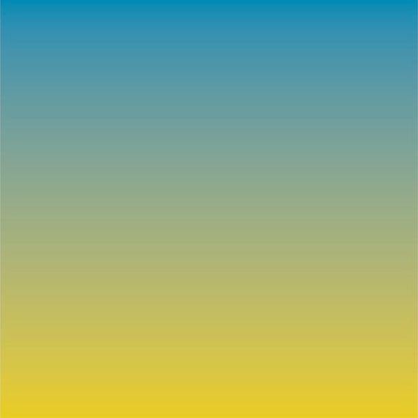 ein vertikaler Farbverlauf von Hellblau zu Gelb