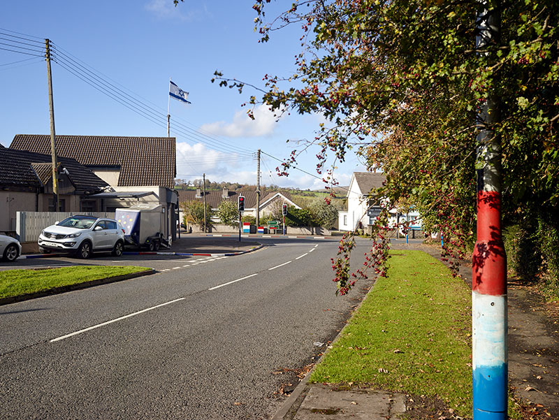 Fotografie von Roland Iselin: Loyalist Colours, Newbuildings, County Derry